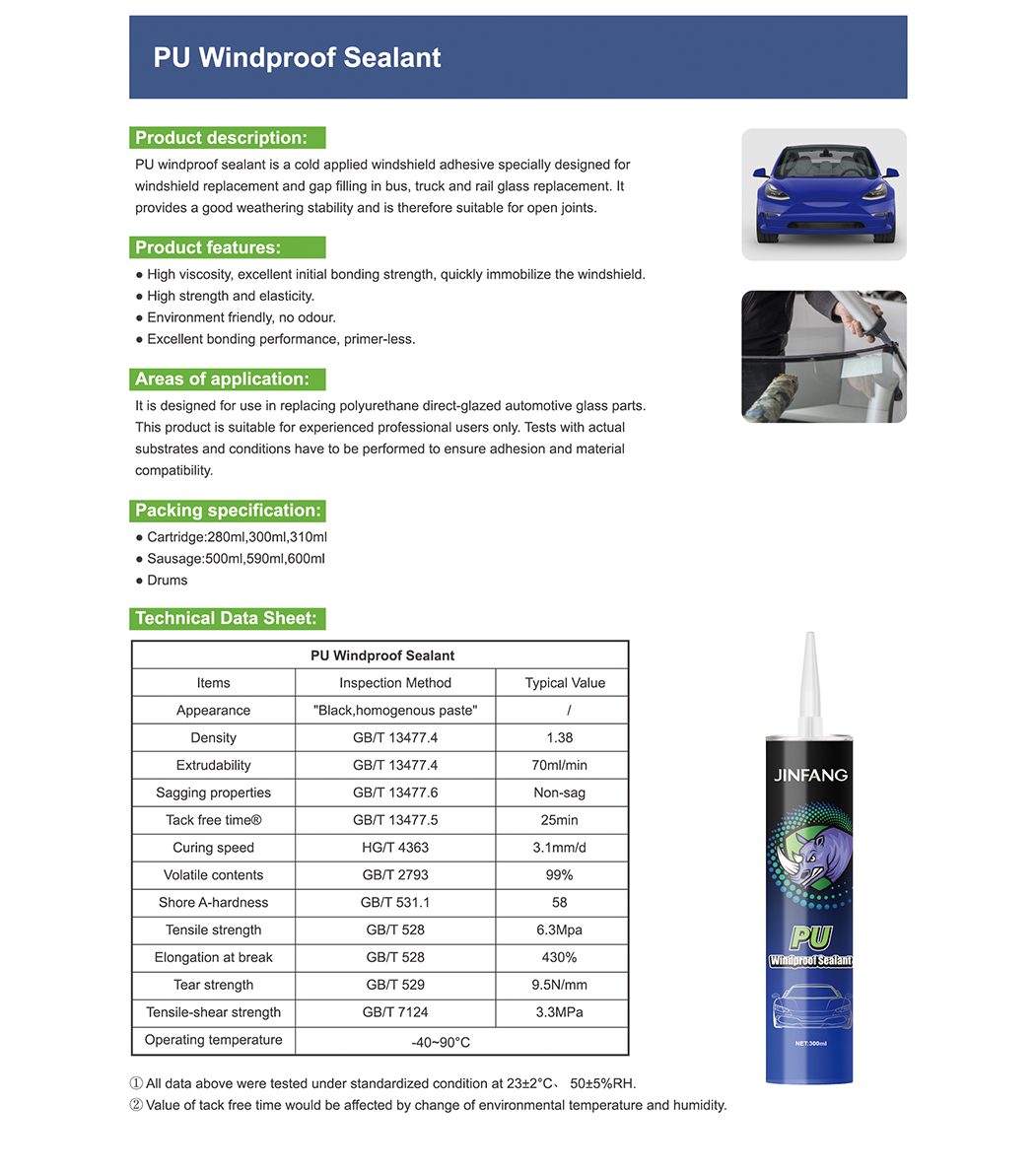 PU Windproof Sealant