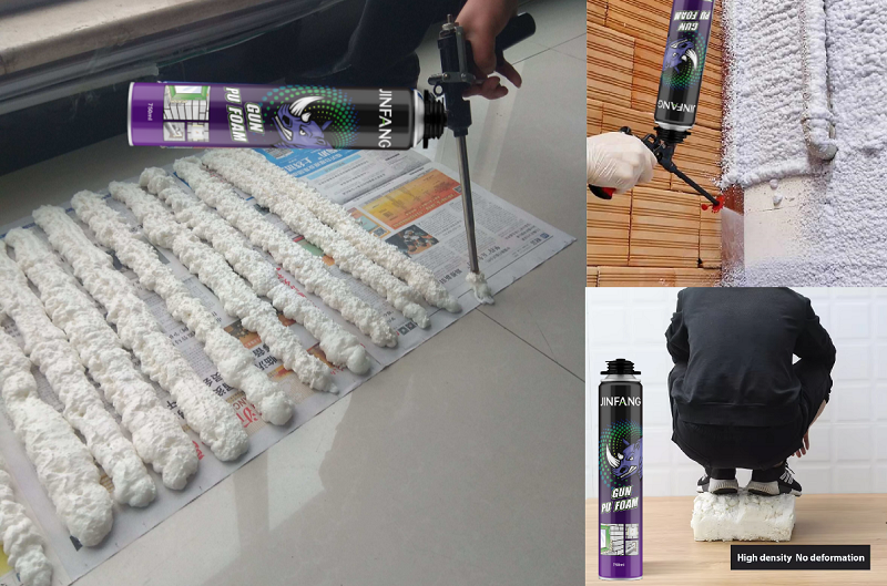750ml construction bonding foam gun sealant polyurethane pu foam spray adhesive