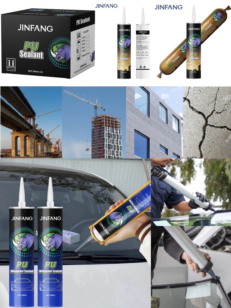 High end pu glue construction polyurethane sealant and car glass adhesives factory price