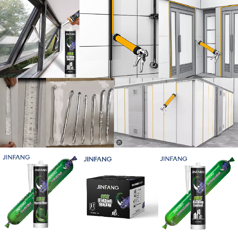 High end high tack ms sealant sausage or cartridge adhesive for prefab building indoor and outdoor project