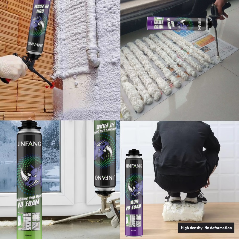 waterproof sealant construction materials pu foam adhesives spray