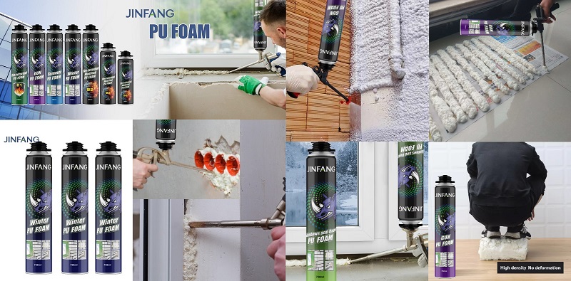 waterproof sealant construction materials pu foam adhesives spray