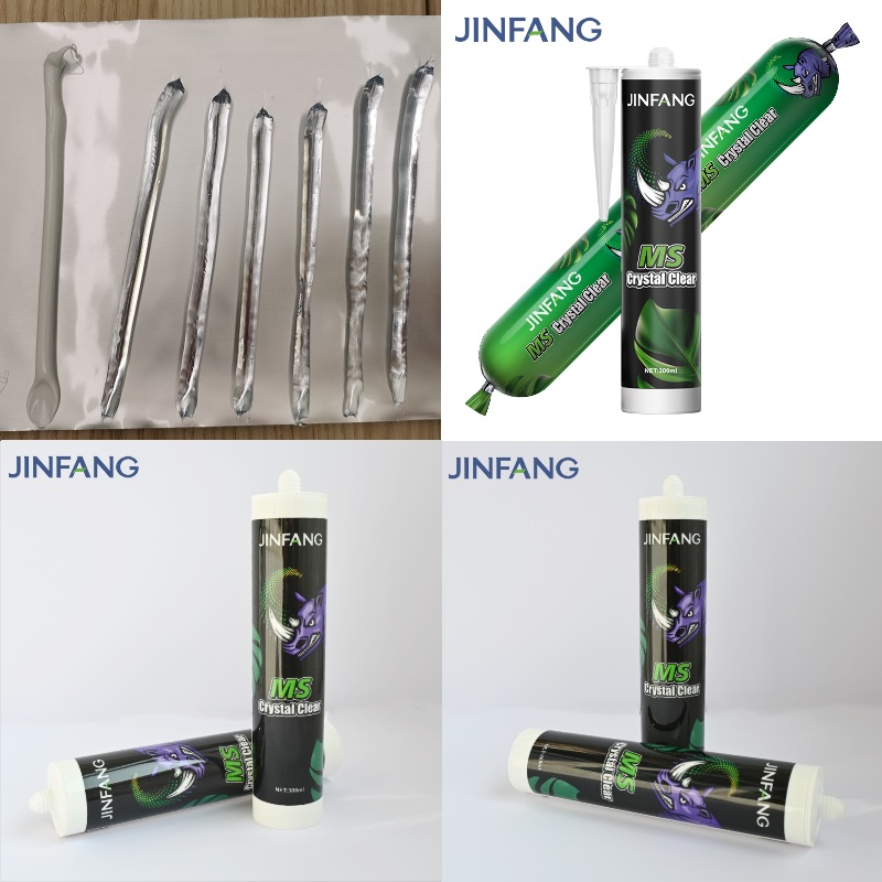 Factory price high tack ms crystal sealant for children's rooms / kindergartens / acrylic / crystal tiles / shower rooms / mirrors