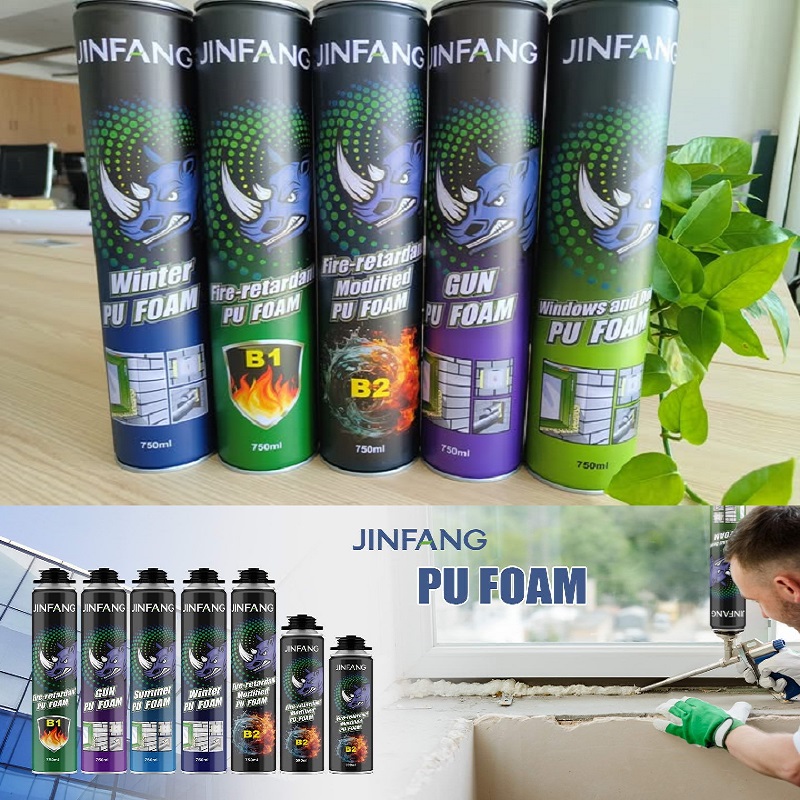 Fire-resistant Construction Adhesive Spray Polyurethane Foam Pu Foam Sealant